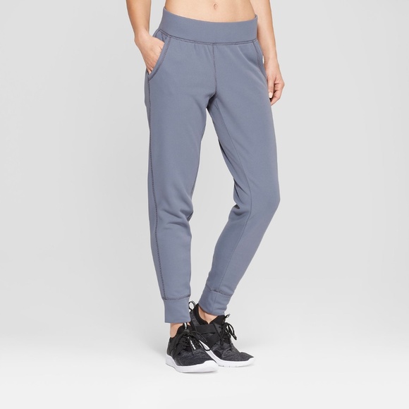 mid rise fleece joggers